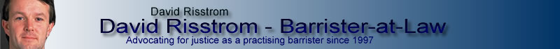 David Risstrom - Barrister-at-Law